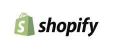 Shopify logo som partner