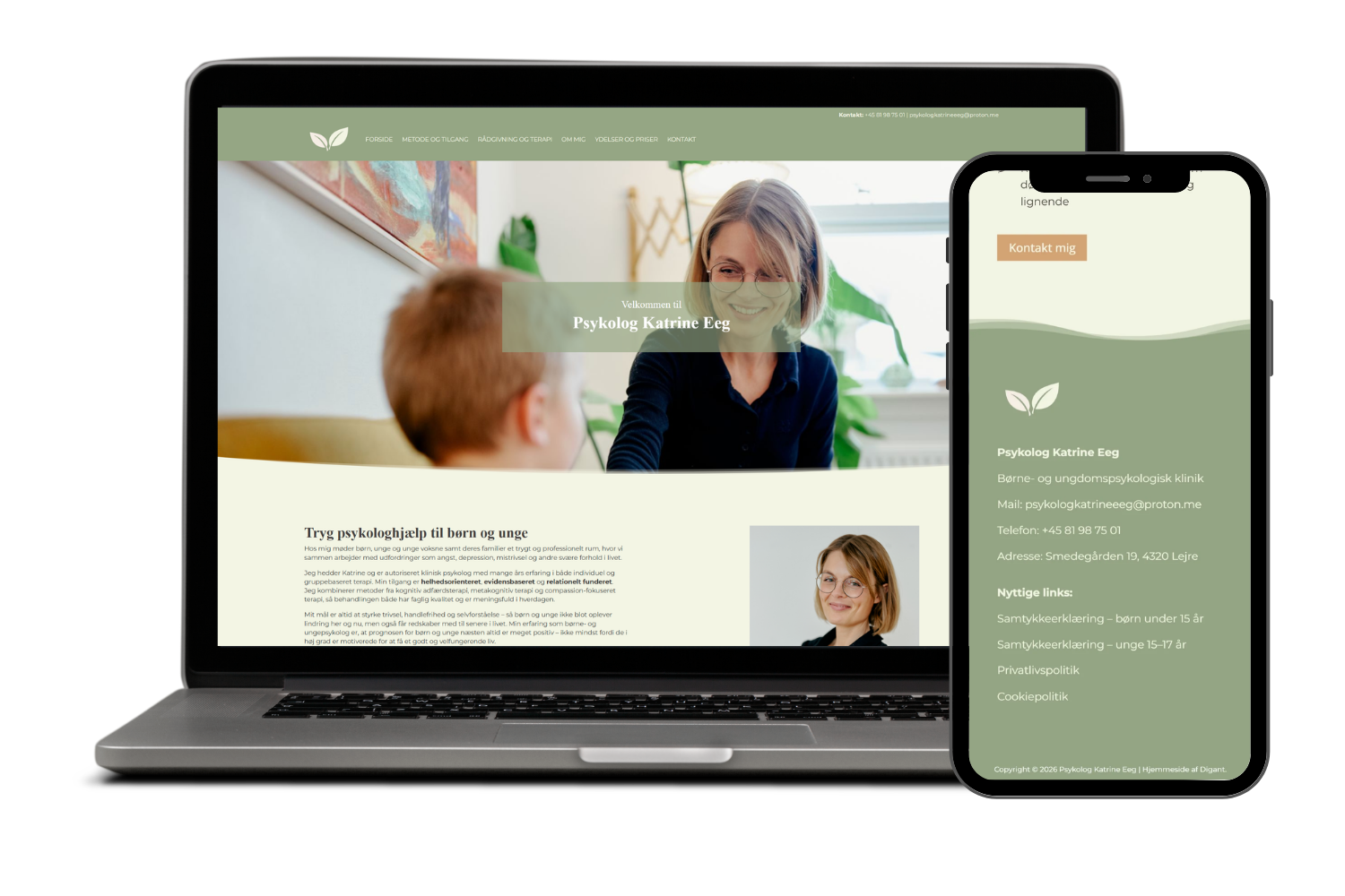 Betterapparel – website mockup (desktop + mobil)